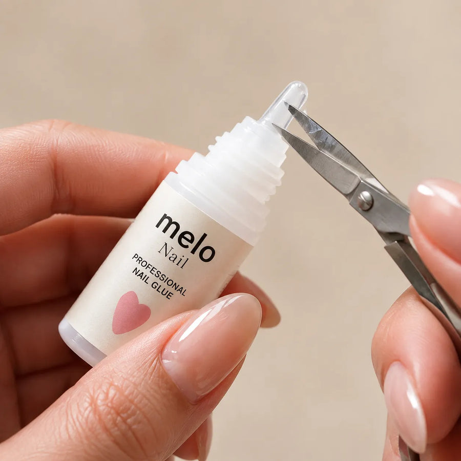 Cut the glue tip