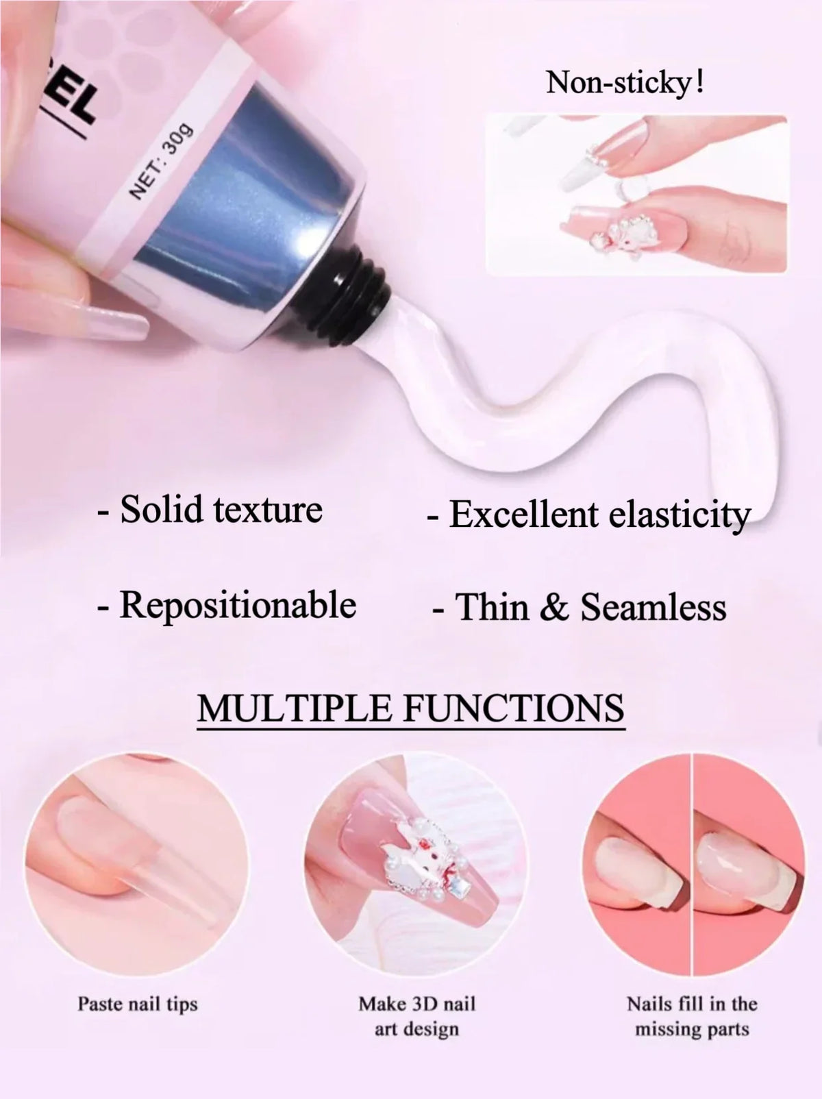 DoryNail™ Magic Solid Nail Glue Kit (3in1) - DoryNail